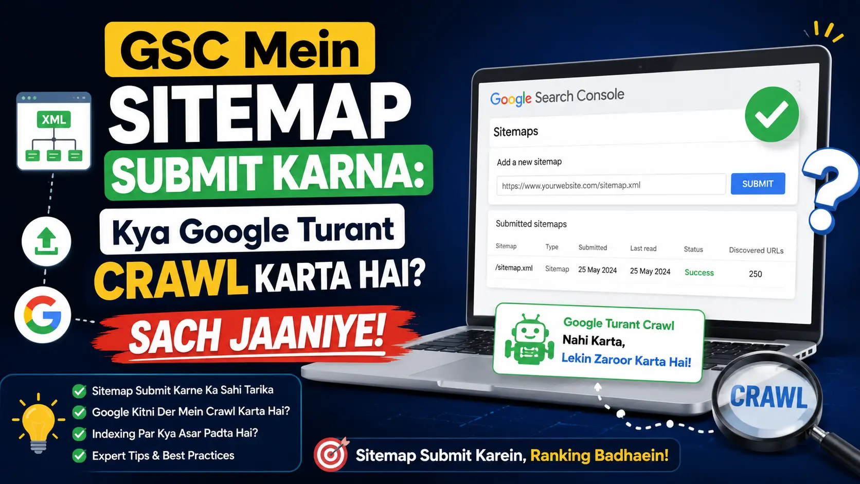 GSC Mein Sitemap Submit